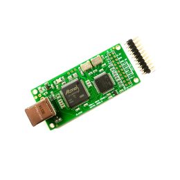 Amplificateur Dlhifi Amanero combo 384 USB à I2S Interface numérique Reportez-vous à la sortie Amanero USB IIS Prise en charge DSD512 32 bits pour le décodeur amplificateur