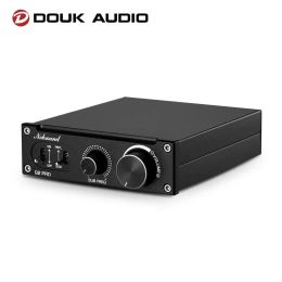 Amplificador Douk Audio G2 Pro Hifi 300W Subwoofer Amplificador Mono Canal Power Amp Audio Audio Gane Control para altavoz de cine en casa