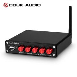 Amplificateur Douk Audio M3 HIFI 2.1 canal Bluetooth 5.0 Récepteur numérique Récepteur Subwoofer ample stéréo AMP AMP USB Player avec Contrôle de la tonalité