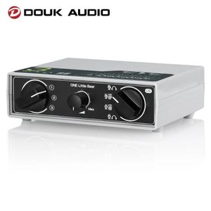Amplificador Douk Audio Mini Micrófono Auriculares/Altavoz Conmutador Caja Selector Audio Analógico Jack Divisor para Auriculares Selector Pasivo