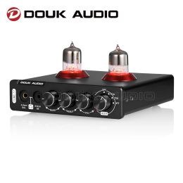 Amplificateur Douk Audio Mini Mini Saibe Tube DAC Préamplificateur COAX / OPT TO RCA CONVERTER HIFI STÉRÉO Balanced Headphone Amplificateur 24BI