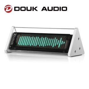 Amplificateur Douk Audio VFD Audio Spectrum Analyzer Bluetooth 5.0 Récepteur 3,5 mm AUX Sélecteur Horloge de bureau avec télécommande