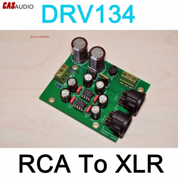 Amplificateur DRV134 RCA Convertisseur d'adaptateur XLR déséquilibré à équilibré DRV134 RCA TO XLR Convertisseur Amplificateur audio préampli