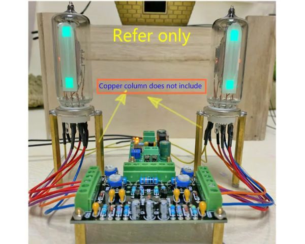Amplificateur à double canal basse tension 6e2 Indicateur de tube kits de pilotage indicateur de carton amplificateur DIO AUDIO FLUORESCENT DC12V