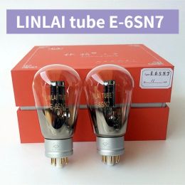 Amplificateur E6SN7 Linlai Vacuum Tube 6Sn7 Elite Series Remplacez 6SN7 / CV181 / 6N8P / 6H8C / 5692 Test d'usine et correspondant à l'amplificateur de tube à vide