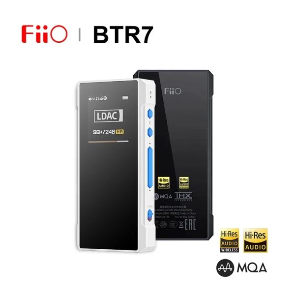 Amplificateur FIIO BTR7 avec MQA USB DAC DSD256 QCC5124 Bluetooth 5.1 Bluetooth avec Double THX AAA28 3,5 mm / 4,4 mm Sortie