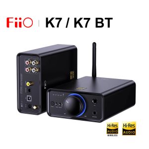Versterker Fiio K7/K7 BT Balanced Hifi Desktop DAC -hoofdtelefoonversterker AK4493S*2 XMOS XU208 PCM384KHZ DSD256 USB/OPTICAL/COAXIAAL/RCA -ingang