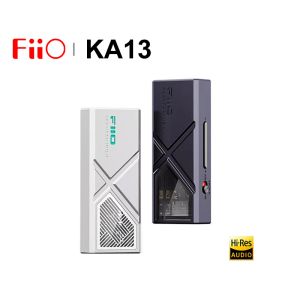 Versterker FIIO KA13 USB DAC AMP Mini Desktop -modus Hoofdtelefoonversterker CS43131 SGM8262 Chips Hires Audio 3.5+4,4 mm 550 MW Stroomuitgang