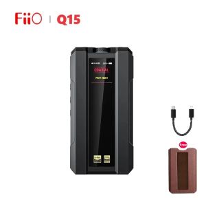Amplificateur FIIO Q15 MQA USB DAC AMP HIRES AUDIQUE AUCHEPHONE Amplificateur HiFi Decoder Bluetooth 5.1 3,5m / 4,4 mm PCM768 DSD512