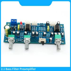 Préamplificateur du filtre Amplificateur Carte NE5532 Préamplificateur audio OPAMP 2,1 canaux Tone Board Low Pass Bass Amp