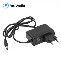 Amplificateur FOSI Audio DC 12V EU Alimentation électrique AC 100V240V 50 / 60Hz Adaptateur de convertisseur DC12V 1.5A Plux US 5.5x2,5 mm pour l'amplificateur Power Amplificateur Audio