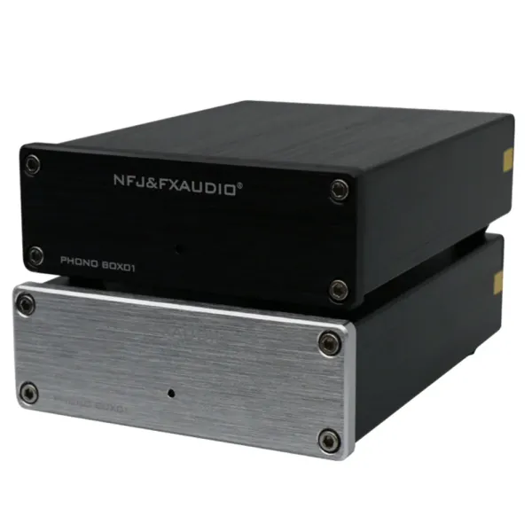 Amplificateur fxaudio box01 mini mm phonographic cartouche préampli hifi amplificateur musical amplificateur pour le plateau de disques vinyle