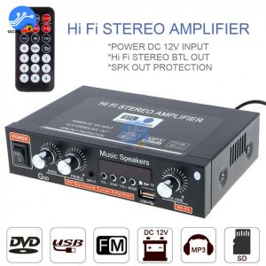 Amplificador G30 800W 12V 110V220V Kit de bricolaje Amplificador para altavoces Amplificador de inicio digital Bluetooth Hifi Subwoofer preamplificador de sonido