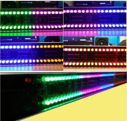 Versterker GHXAMP 120 LED LED LIVENTICATOR Stereo Sound Control Audio Muziek Spectrum Elektronische VU -meter LED Muziek Rhythm Volume 5V Case