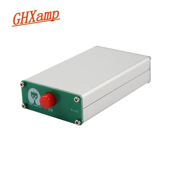 Amplificateur GHXAMP 3,5 mm Signal audio Swither 2 Entrée 1 Sélecteur de sortie avec coque en aluminium Casquer le commutateur audio 1PC