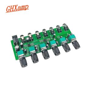 Amplificateur GHXAmp Dual Channel Stereo Auido Mixer 6 Way Input Sound Board (6Input 1Output) avec un ajustement de volume séparé DC524V 1PC