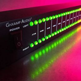 Versterker Ghxamp Professional Dual 40 LED Spectrum Stage Home Amplifier Luidspreker Audio Stereo Level Indicator 57DB0DB