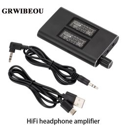 Amplificateur GRWIBEOU CHEFPHONE Amplificateur 16150 ohm Amplement audio Amplable audio réglable avec câble de prise 3,5 mm pour lecteur de musique de téléphone
