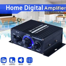 Amplificador Amplificadores digitales HIFI HIFI Audio Audio Amplificador de potencia Mini Audio Potencia AMP AK170 Amplificadores de automóvil de alimentación de doble canal