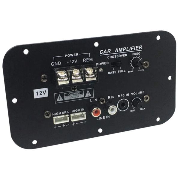 Amplificateur HotCar Subwoofer Amplificateur Board, 500W Subwoofer High Power Hifi Bass Bass Bass Board DC 12V