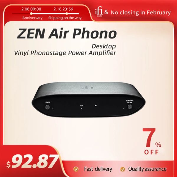 Amplificateur ifi zen Air Phono Flagship Vinyl Records Préamplificateur Circuit Balanced Circuit Amplificateur HIFI Fever Professional Audio Equipment