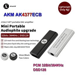 Versterker JCally 3,5 mm AKM AK4377 DSD128 USB Portable DAC AMP HIFI AUDIO -Interface Eartelefoonadapter PCM 32bit/384kHz Hoofdtelefoonversterker