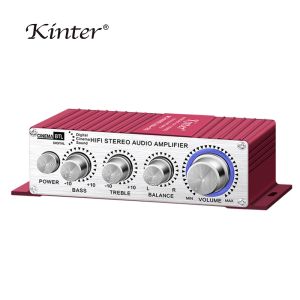 Amplificateur kinter ma180 mini amplificateur Amplificateur subwoofer amplificador classe AB 2 canal stéréo sonde sonore audio pour la voiture hifi haut-parleur bricolage