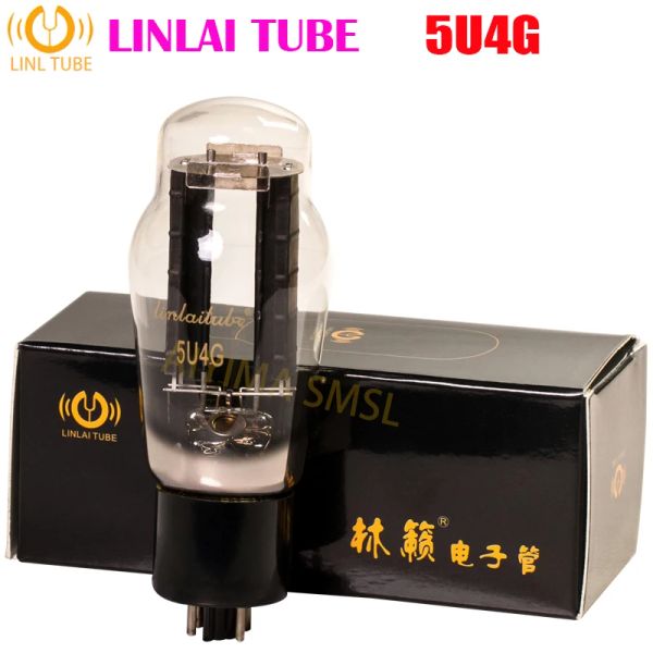 Amplificateur Linlai 5U4G Rectification du tube à vide Remplacer 274B 5Z3P 5AR4 5Z3P 5Z4P GZ34 La série de tubes électroniques s'applique à l'amplificateur