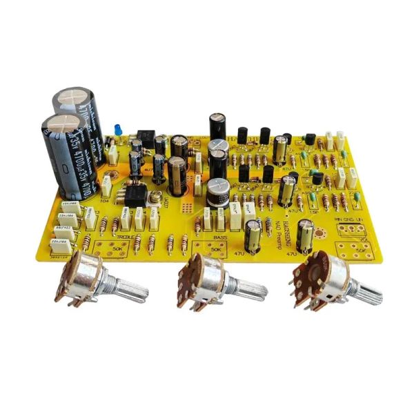 Amplificateur Lusya NAD entièrement discret 2SA992 2SC1845 Hifi Tone Preamp Board avec alps potentiomètre Base NAD3020 pour l'amplificateur