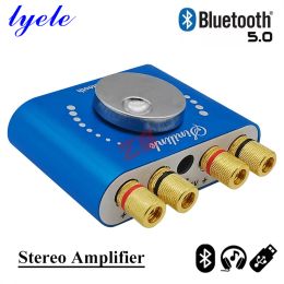 Amplificateur Lyele Audio HIFI Digital Power Amplificateur Board Stéréo Amplificateur High Power Bluetooth 5.0 12V Car MP3 WAV Decoder Player Bluetooth 12V Car