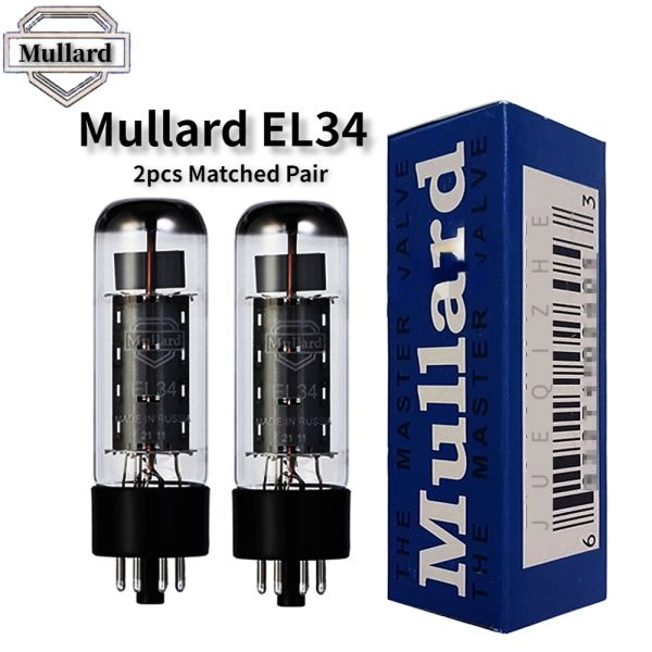Amplificateur Mullard EL34 Valeur à vide Valve audio HIFI remplace 6CA7 KT77 KT90 5881 6P3P KT66 Kit d'amplificateur de tube