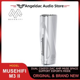 Amplificador Musehifi M3 II Dual CS43131 DAC AMP Muse Soporte Soporte Modo de deportes electrónicos 3.5 mm/4.4 mm con typec/Lightning M1 A01 Zero S12 Timeless