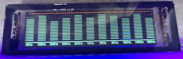 Amplificateur Music Spectrum Indicator VU METER METRUM LED VFD Audio VU METER BASS AMPIFICATION NIVEAU MULTIMÉDIA AFFICHAGE ALIMENT