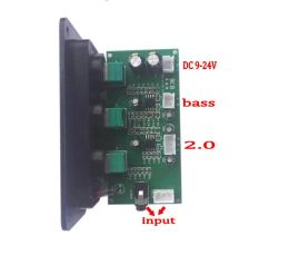 Amplificateur NE5532 Subwoofer 2.1 Préampe Bass Treble Opamp Préamplificateur Volume Tone pour l'amplificateur de puissance numérique haut-parleur avec panneau