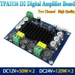 Amplificateur Nouveau TPA3116D2 DUALCHANNEL STÉRÉO HIGH POWER Digital Audio Power Amplificateur Board 2 * 120W
