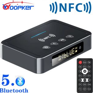 Amplificateur NFC LED Bluetooth Receiver Transmetteur BT5.0 FM Stéréo AUX 3.5 mm Jack RCA RCA OPtical coaxial Bluetooth Adapter Adapter TV
