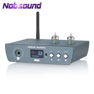 Versterker Nobsound Hifi Bluetooth 5.0 Klep Tube voorversterker gebalanceerd XLR stereo RCA ontvanger voorversterker hoofdtelefoon amp ldac 96kit/24bit