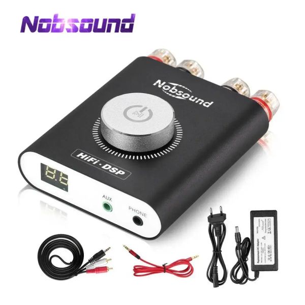 Amplificateur Nobsound HIFI DSP TPA3116 AMPLIFICATEUR D'ALLUPAGE numérique HIFI HIFI STÉRÉO CHEETHEPHONE AMP BLUETOOTH 5.0 Récepteur audio