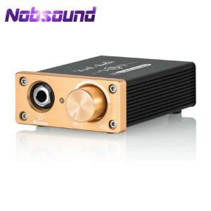 Versterker Nobsound Mini Class A -hoofdtelefoonversterker Hifi Desktop Stereo Audio AMP voor K701/K702/Q701 High -Impedance Headsets DC 5V Powereded