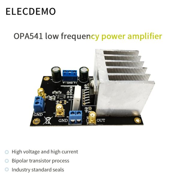 Amplificador OPA541 Módulo Audio Amplificador HIFI AMP 5A Corriente de alto voltaje Alto voltaje Conducto conduce Motor de bobina Amplifiter
