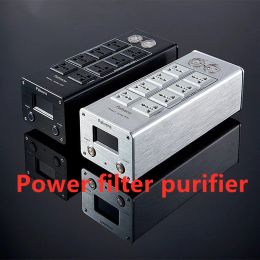 Versterker Power Filter Power Socket 3000W 15A AC -filter voor audio -LED Digitale display Audio Ruis Filter Lightning Proof Palivens P20