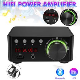Amplificateur Power Home Theatre Amplificateur Board 50W Récepteur Bluetooth 5.0 STÉRÉO AUDE AUDIO AMP USB UDISK TF MUSIC CARTY lecteur