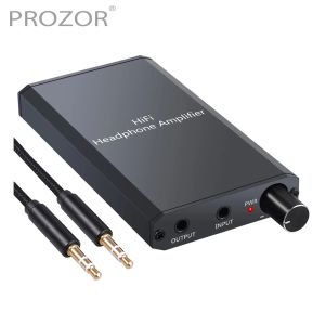 Versterker prozor 300Ω hoofdtelefoonversterker hifi oortelefoon versterker 3,5 mm aux ingang output oplaadbare draagbare amp voor mp4 mobiele telefoon