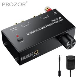 Amplificateur Prozor Phono Préamplificateur Convertisseur Audiophile M / M Préamplificateur de préamplificateur phono avec contrôle de contrôle 2 RCA Sortie pour AK750S