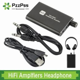 Amplificateur pzzss hifi ampliers d'amplificateurs écouteurs d'oreille amplificateur portable Aux dans le port pour téléphone Android Music Player Amp avec câble de prise 3,5 mm