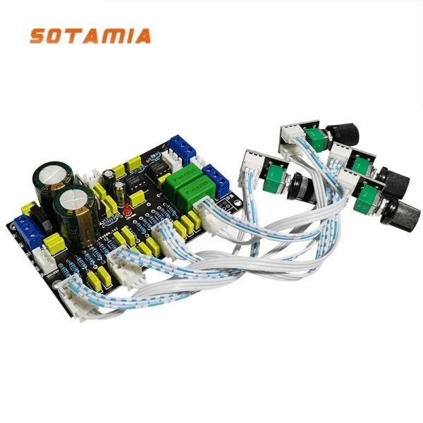 Amplificateur Sotamia Amplificador Tone Préampe Board audio OPA2604 NE5532 OP AMP TUNING PRE Amplificateur pour les amplificateurs de puissance sonore du haut-parleur