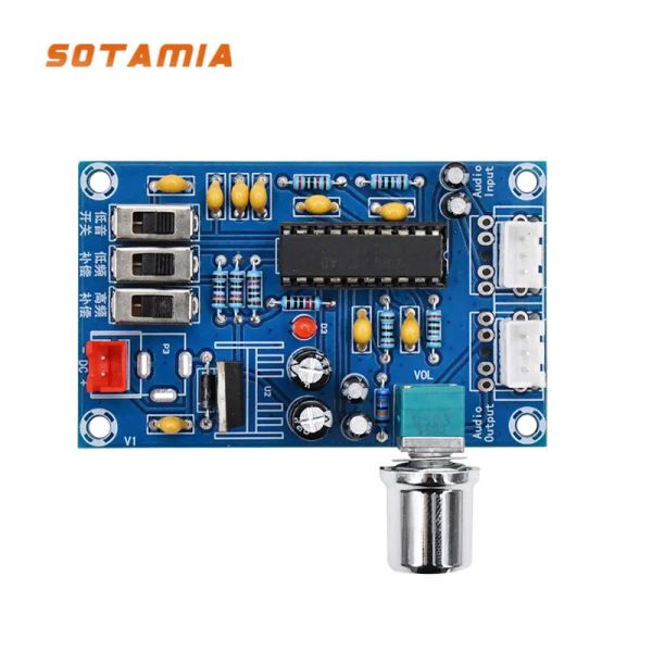 Amplificador SOTAMIA BBE2150 Amplificador Preamp Junta de tono Preamplificador Ajuste de graves Control de volumen EQ