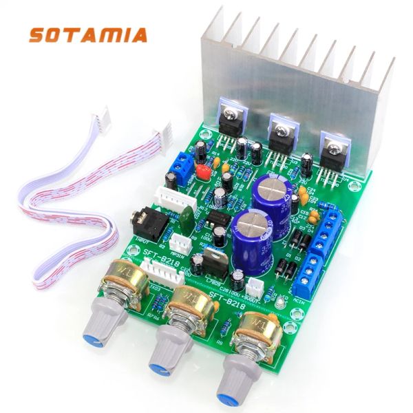 Amplificateur Sotamia TDA2030 Subwoofer 2.1 Amplificateur Board audio 15WX2 + 30W Amplificador Power Amplifier le haut-parleur mini ampli