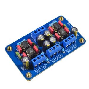 Versterker SSM2141 gebalanceerd XLR -signaal naar ongebalanceerde RCA singleed Power versterker 5532 OP AMP voor audiogeluidsversterkers