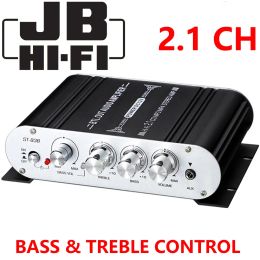 Versterker ST838 HIFI 2.1 kanaal Power versterker stereo bass sound amp rms 20wx2+40w klasse d mini media player mp3 auto zwart home amp